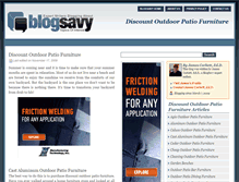 Tablet Screenshot of outdoorpatiofurniture.blogsavy.com