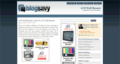Desktop Screenshot of lcdwallmounts.blogsavy.com