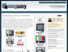 Tablet Screenshot of lcdwallmounts.blogsavy.com