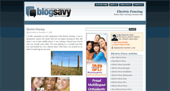 Desktop Screenshot of electricfencing.blogsavy.com