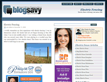 Tablet Screenshot of electricfencing.blogsavy.com