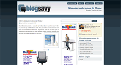 Desktop Screenshot of microdermabrasionathome.blogsavy.com