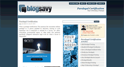 Desktop Screenshot of paralegalcertification.blogsavy.com