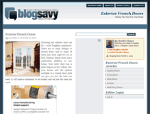 Tablet Screenshot of exteriorfrenchdoors.blogsavy.com