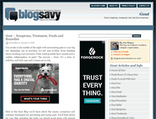 Tablet Screenshot of gout.blogsavy.com