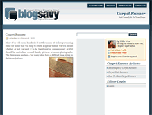 Tablet Screenshot of carpetrunner.blogsavy.com