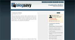 Desktop Screenshot of combinationboilers.blogsavy.com