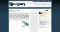 Desktop Screenshot of homelaserhairremoval.blogsavy.com