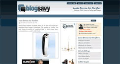 Desktop Screenshot of electronicairpurifiers.blogsavy.com
