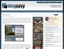 Tablet Screenshot of movingcosts.blogsavy.com
