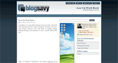 Desktop Screenshot of laceupworkboots.blogsavy.com