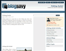Tablet Screenshot of fishingjacket.blogsavy.com