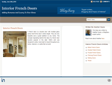 Tablet Screenshot of interiorfrenchdoors.blogsavy.com