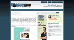 Desktop Screenshot of handbagorganizer.blogsavy.com