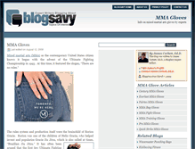 Tablet Screenshot of mmagloves.blogsavy.com