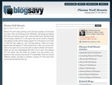 Tablet Screenshot of plasmawallmounts.blogsavy.com