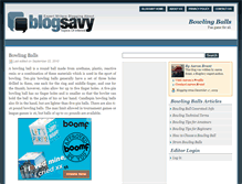 Tablet Screenshot of bowlingballs.blogsavy.com
