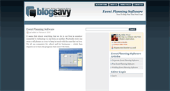 Desktop Screenshot of eventplanningsoftware.blogsavy.com