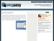 Tablet Screenshot of eventplanningsoftware.blogsavy.com