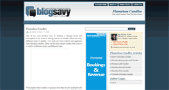 Desktop Screenshot of flamelesscandles.blogsavy.com
