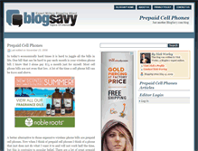 Tablet Screenshot of prepaidcellphones.blogsavy.com