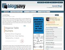 Tablet Screenshot of accentrugs.blogsavy.com