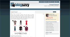 Desktop Screenshot of carpeltunnel.blogsavy.com