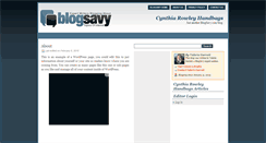 Desktop Screenshot of cynthiarowleyhandbags.blogsavy.com
