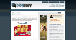 Desktop Screenshot of cdmaphones.blogsavy.com