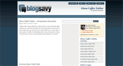 Desktop Screenshot of glasscoffeetables.blogsavy.com