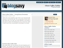 Tablet Screenshot of glasscoffeetables.blogsavy.com