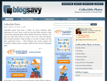 Tablet Screenshot of collectibleplates.blogsavy.com