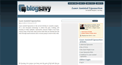Desktop Screenshot of laserassistedliposuction.blogsavy.com