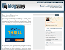 Tablet Screenshot of laserassistedliposuction.blogsavy.com