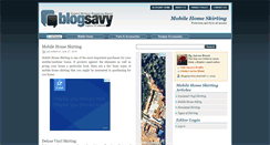 Desktop Screenshot of mobilehomeskirting.blogsavy.com