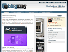 Tablet Screenshot of mobilehomeskirting.blogsavy.com