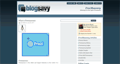 Desktop Screenshot of freemasonry.blogsavy.com