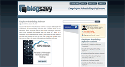 Desktop Screenshot of employeeschedulingsoftware.blogsavy.com