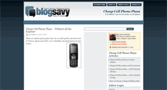 Desktop Screenshot of cheapcellphoneplans.blogsavy.com