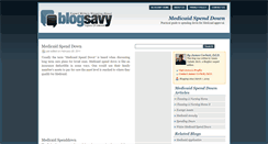 Desktop Screenshot of medicaidspenddown.blogsavy.com