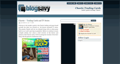 Desktop Screenshot of chaoticinsider.blogsavy.com