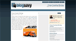 Desktop Screenshot of crosscountrymoving.blogsavy.com