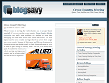 Tablet Screenshot of crosscountrymoving.blogsavy.com