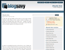 Tablet Screenshot of dinettesets.blogsavy.com