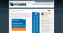 Desktop Screenshot of constructionaccountingsoftware.blogsavy.com