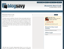 Tablet Screenshot of biometricdoorlock.blogsavy.com