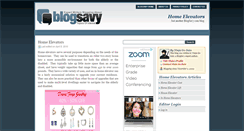 Desktop Screenshot of homeelevators.blogsavy.com