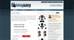Desktop Screenshot of outdoorsignage.blogsavy.com