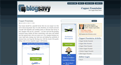 Desktop Screenshot of copperfountains.blogsavy.com