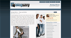 Desktop Screenshot of boxinggloves.blogsavy.com
